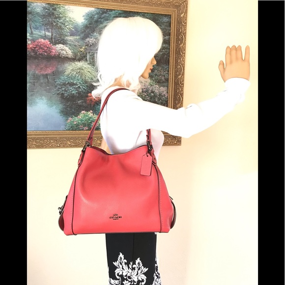 Coach Handbags - 🎁🎄🍂 COACH EDIE 31 pebble leather shoulder bag
